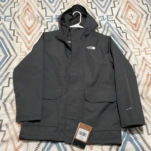 Youth size L Mix-N-Match Triclimate Shell color: Asphalt Grey